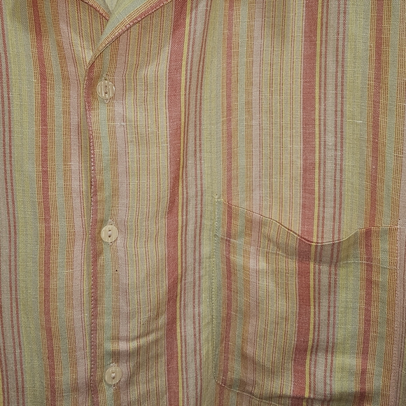 Striped Button-Up Shirt - Picture 3 of 9